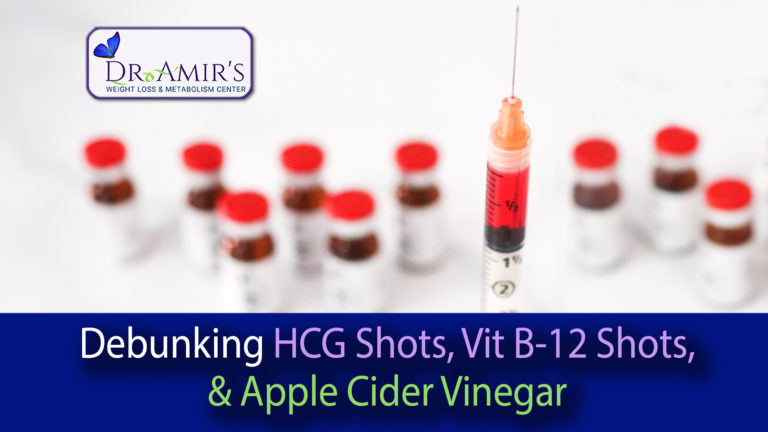 Debunking Diets: HCG Shots, Vitamin B-12 Shots, and Apple Cider Vinegar